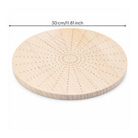 Round Crochet Blocking Board Evenly Spaced Holes Knitting Blocking Board Stainless Steel Craft Tool Smooth for Shaping Crocheted Pieces