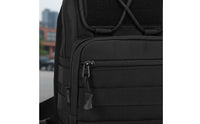 Large Capacity Men's Chest Pack Wear Resistant Sling Bag Water Repellent Single Strap Backpack Breathable Back Panel for Sports, Travel, Hiking
