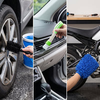 15 Pieces Car Wash Set with Pail and Glove Microfiber Car Wash Kit with Pail Auto Cleaning Kit Allall-Inclusive Complete