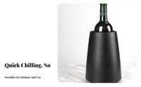 Rapid Beverage Chiller Keeps Drinks Cold Freezable Champagne Chiller Bottle Chiller Portable Barware No Condensation