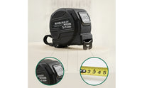 Steel Measuring Tape Self-Locking Tape Measure with Belt Strap Tool Wear-Resistant Reinforced for Carpenters, Carpentry