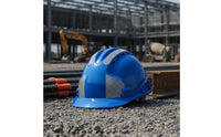 Hard Hat with Reflective Strips Breathable Safety Helmet with Ventilation Hard Hat with Vents Heavy-Duty Lightweight