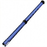 Oval Pickup Openings Golf Ball Shag Tube Detachable Two-Piece Golf Ball Retriever Tube Cylindrical Body Aluminum Finish