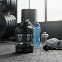 Portable Protein Powder Container Transparent Supplement Storage