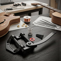 Tremolo Bridge Electric Guitar Bridge with Tremolo Arm Anti Bending Bar for Builds