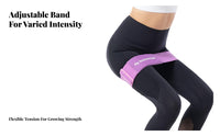 Adjustable Hip Resistance Band High Lower Body Training Band Soft on Skin Glute Activation Loop for Gym Goers, Men, Stretching, Home Workouts, Pilates