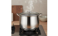 Stainless Steel Micro Steam Cooker Uncoated Micro Steam Cooker Easy to Clean Versatile Steamer Pot for Home Use