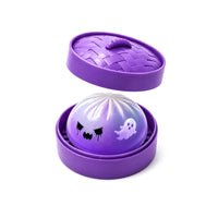 DOWMOO Halloween Purple Steamer Ghost Bun Squishy Toy - Soft, Bouncy, Stress-Relief Fun Bun Toy