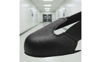 Visitor Toe Cap Elastic Strap Metal Toe Cap Cover Wear-Resistant Anti-Smash Foot Protector for Visitors, Factory, Construction Site, Workshop