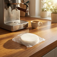 Reduces Channeling Portafilter Paper Filter Keeps Group Head Clean Espresso Filter Paper No Fluorescent Agents for Cafe