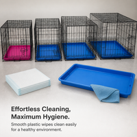 Pet Dog Cage Litter Pan Thickened Waste Tray for Kennels and Cages