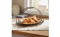 Iron Fruit Tray Antique Finish Vintage Wire Tray Breathable Home Decor for Festive Table