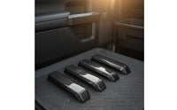 4 Pieces Interior Door Pull Handle Sticker Fit Carbon Fiber Inner Door Pull Cover Material Automotive Accessory
