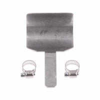 Curved Guard Soldering Torch Guard Flat Handle Torch Guard Plate Hose Clamps Safety Gear Brushed Finish