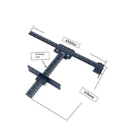 Cabinet Hardware Jig Long-Lasting Template with Ruler Accurate for Woodworkers