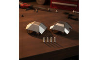 Chassis Bridge Guard Plate Kit Stainless Chassis Reinforcement Cover Kit with Screws Low-Profile Skid Plate for Garage Tuning
