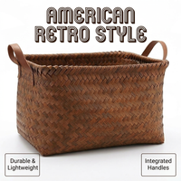 for Shelves, Hand-Woven Toy Baskets for Organizing, Large Capacity Storage Hampers, Decorative Baskets for Home, Bedroom Storage Baskets