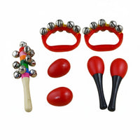 14 Pieces Hand Percussion Assortment Early Music Education for Toddlers, Parents