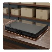 Custom Size Aluminum Alloy Toolbox Lock Design Acrylic Lid Tool Case Long-Lasting Aluminum Tool Case Sturdy Handle for Workshop