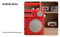 1:12 Scale Radio Realistic Detail 1:12 Scale Model Highly Detailed Miniature Radio for Hobbyists, Dioramas, Desktop Decoration