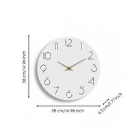 Nordic Wall Clock Creative Quiet Wall Clock Clear Numbers for Office