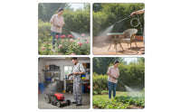 Rechargeable Electric Sprayer Long Reach Electric Sprayer Spraying Shaft for Gardeners, Homeowners, Yard, Patio