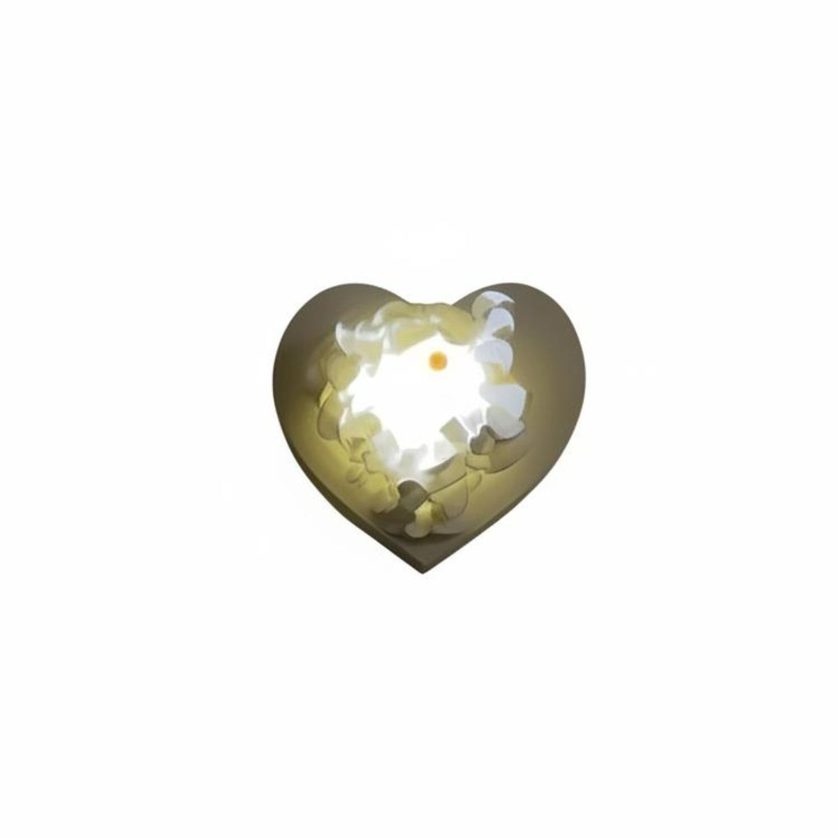 Heart-Shaped 3D Outline Night Light, Wall-Mounted Mood Decorative Light, Creative Gift for Girlfriend
