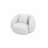 Wabi-Sabi Inspired Curved Sectional Sofa Creamy cream Curved sectional Sofa Minimalist Aesthetic Lounge Seating Deep Seat for Interior Designers, Business Owners, cosmetics studio, Reception Area, Living Room, Hotel Lobby