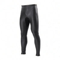 Glossy High-Waist Wetsuit Pants Form-Fitting 2mm Neoprene Pants Thermal Trousers Warm for Snorkeling