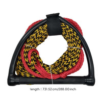 Coiled Tow Rope with Handle Tangletangle-Resistant Watersports Rope Long-Lasting Multi-Season for Water Sports