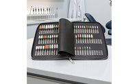 63 Pieces Zippered Silicone Rubber Polishing Burs Organized Polishing Burs with Case Precision Tool Scratchunrestricted for Dentists