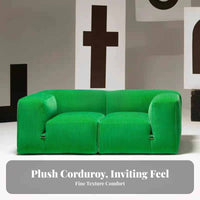 Tofu Block Sofa Nordic Aesthetic sectional Couch Minimalist design Living Room Furniture for Guest Hosts, Small Spaces, Lounge Area, Home recreation