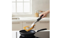 Stainless Steel Kitchen Tongs with Lock Long Handled Cooking Tongs Heavy Duty Food Clip Dishwasher Safe for Grilling