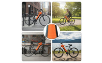 Cycle Frame Cover with Hook-and-Loop Closure Splash-Resistant Cycle Protect Cover Electric Bicycle Protect Sleeve Wind-Blocking