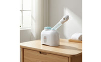 Electric Tabletop Facial Steamer Warm Mist Facial Steamer with Spray Tube Compact Portable for Women, Beauticians, Home Spa, Bathroom, Salon