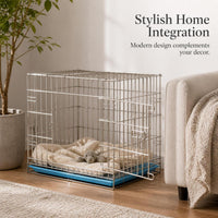 Durable Foldable Pet Cage for Small to Medium Dogs and Cats, Easy Assembly