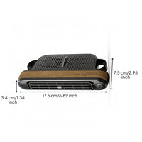 Bladeless Car Seat Fan with USB Plug Easy to Install twinTurbine Car Fan Powerful Stable for Drivers, Road Trips