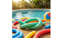 Pool Noodle Buoyant Swimming Noodle Floating Foam Tube Flexible Flotation Aid Soft for Children, Beach