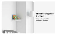 toolcomplimentary installation Triangular on the surface surfacemounted shelf Easy to Install surface storage areaSaving Corner Rack Rounded Edges for homeowners, Students, Decor hobbyists, Kids' Room, Bedroom, Office