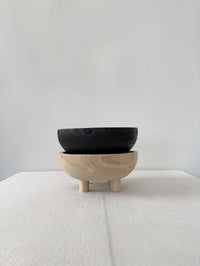 Paulownia Wood Storage Tray with Four Legs, Fruit Serving Tray