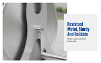 Metal Hose Reel, High Pressure Water, Stainless Steel, Garden, Car Wash, Storage Rack