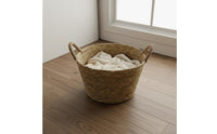 Vintage Design Rattan Posing Basket Gentle Material Baby Photo Prop Handmade Rattan Baby Basket for Newborns