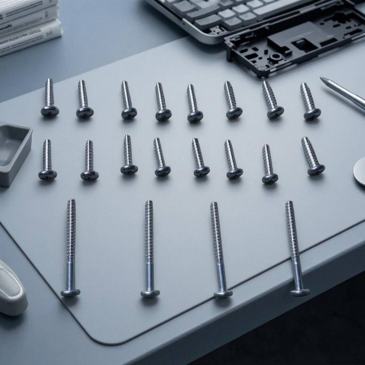 20 Pieces Short and Long Electronic Piano Screws Outer Shell Screws