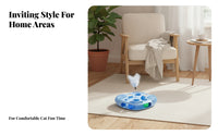 Interactive Rotating Ball Cat Toy Cutout Ball Track Toy Smooth Pet Supply Molded