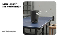 Automatic Racket Sport Pong Machine Remote Control Automatic Racket Sport Pong Ball Launcher Large Capacity Table Tennis Serve Machine for Coaches