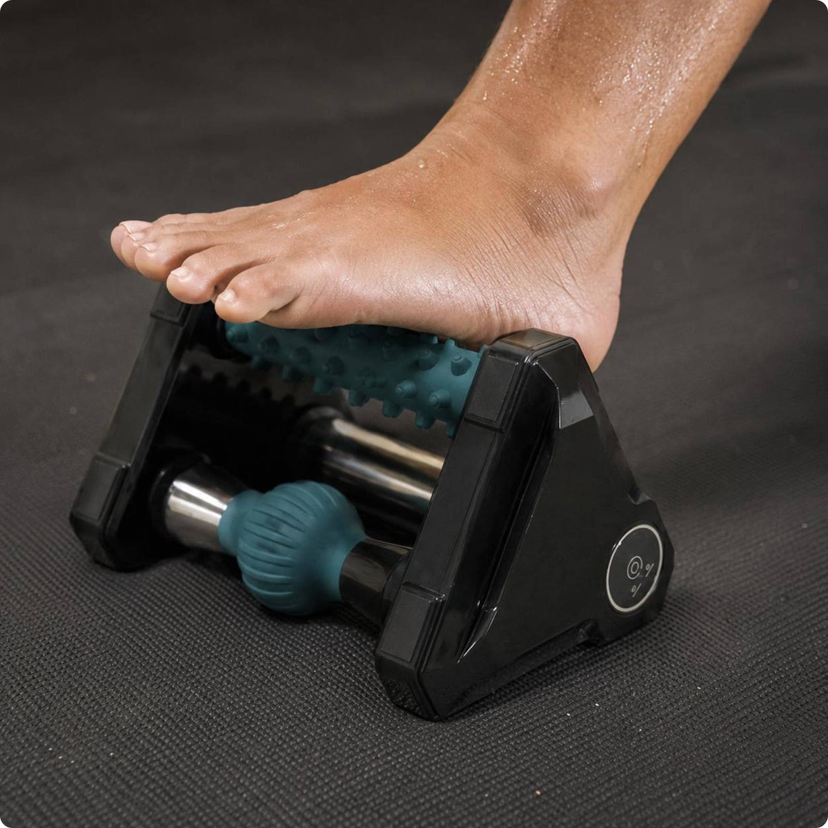 3-in-1 Foot Massager Textured Rollers Triangular Foot Massager Wellness Device Silicone Portable