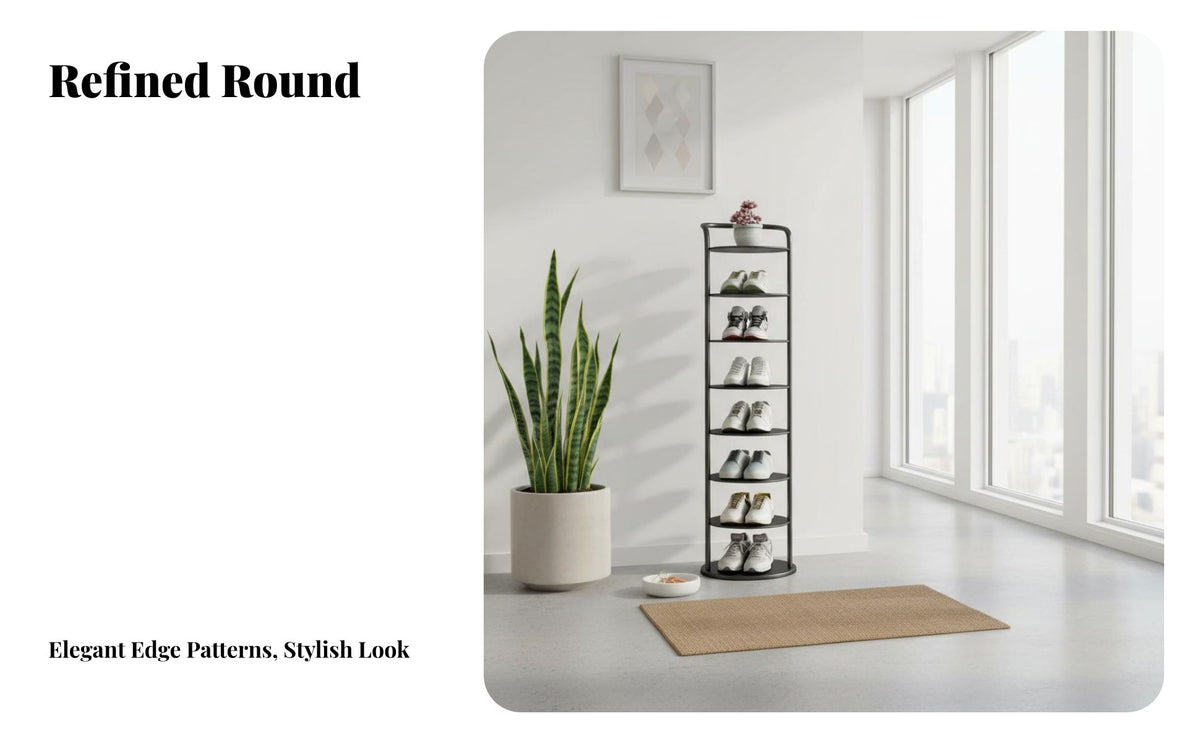 Space-Saving Narrow Shoe Rack Stable & Sturdy Vertical Shoe Storage Rack Large Capacity Home Organizer Anti-Rust for Students, Apartment Dwellers, Homeowners, Entryway, Dorm Room, Hallway, Bedroom