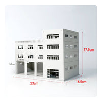 Multi Scale Garage Building Model Realistic Texture Parking Garage Model Collectible Piece DIY Building Kit Easy to Assemble for Collectors, Scene Display Display