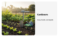Manual Plant Transplanter Foot Pedal Design Long Handled Plant Transplanter Stainless Steel Vegetable Planter Easy to Use