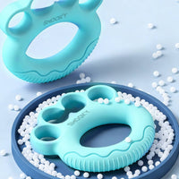 Double Resistance Silicone Hand Grip Loop Rehab Training Hand Grip Strengthener Flexible Finger Strength Loop Washable for Women, Rehabilitation, Writing Practice